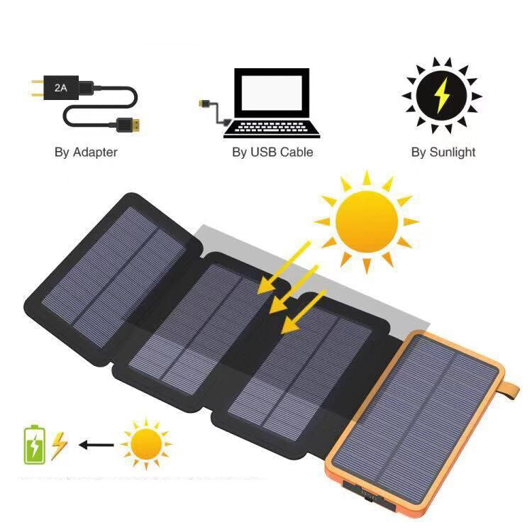 太阳能移动电源/Solar power bank, 10000mAh