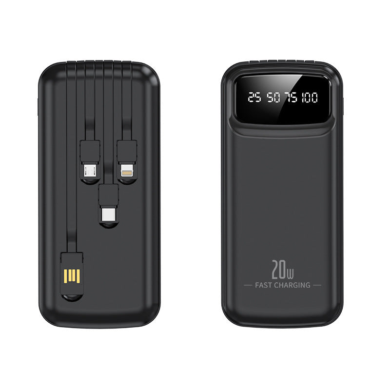 自带充电线/Built-in charging cable, 10000mAh/20000mAh