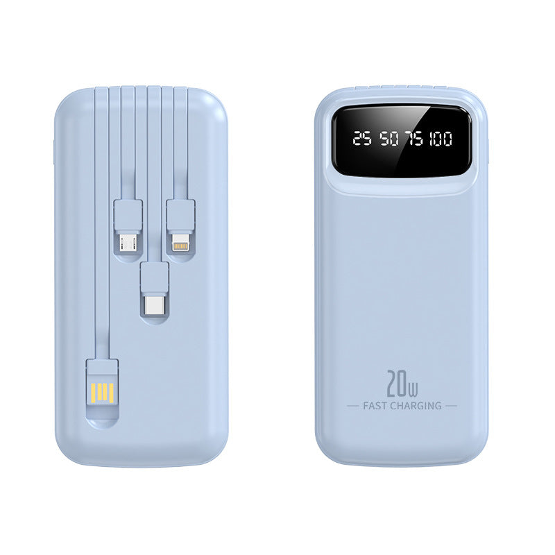 自带充电线/Built-in charging cable, 10000mAh/20000mAh
