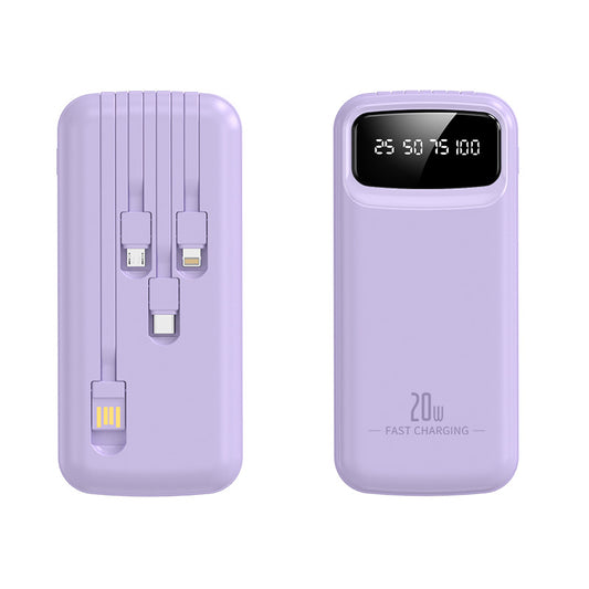 自带充电线/Built-in charging cable, 10000mAh/20000mAh
